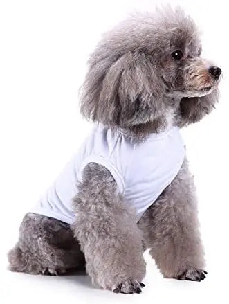 Dog Shirt Clothes, Soft Blank Shirts For All Size Dogs