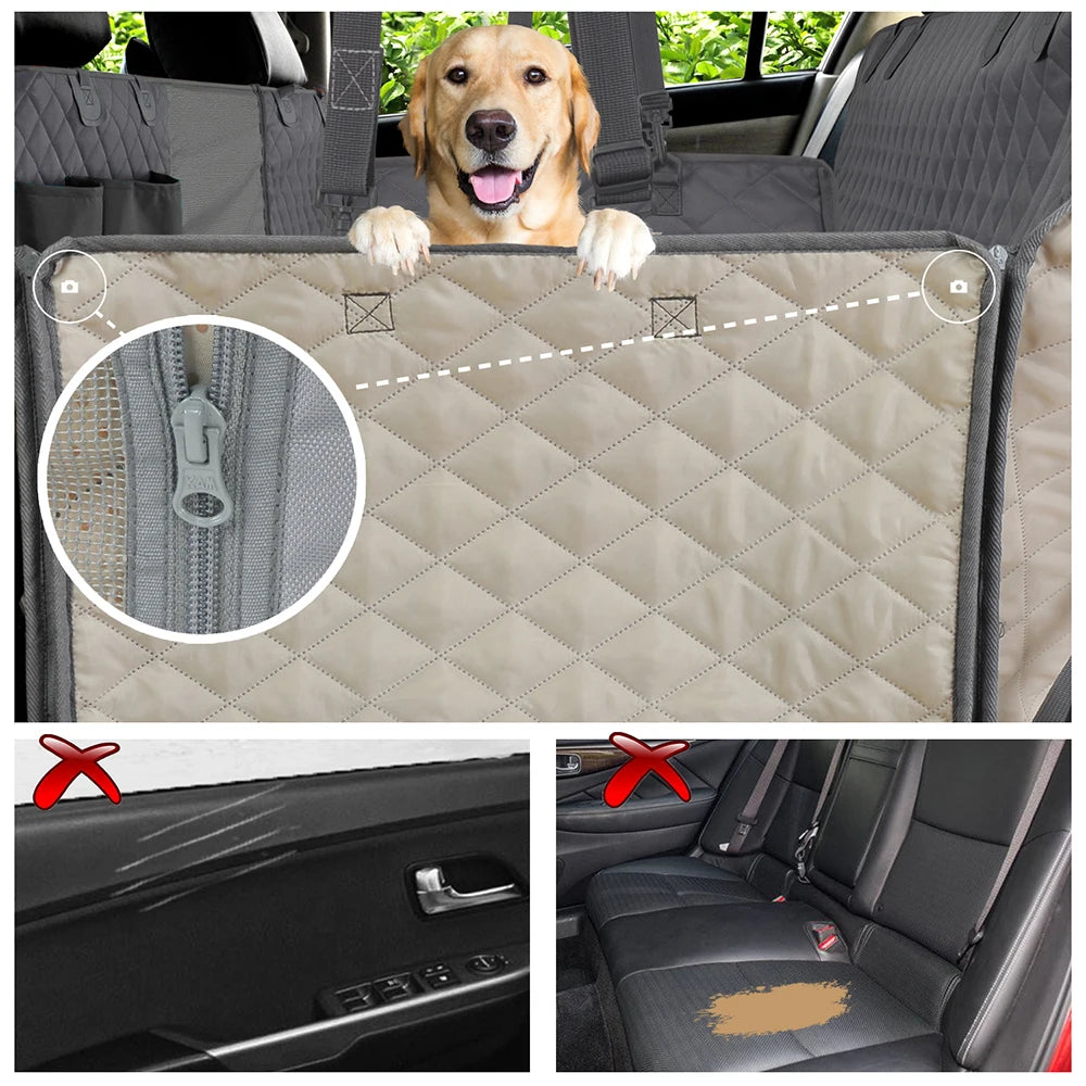 PETRAVEL Dog Car Seat Cover Waterproof Hammock Safety Mat