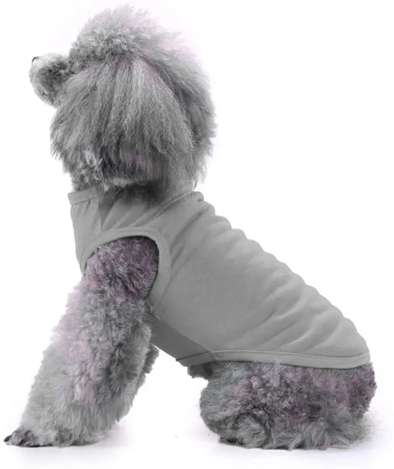 Dog Shirt Clothes, Soft Blank Shirts For All Size Dogs