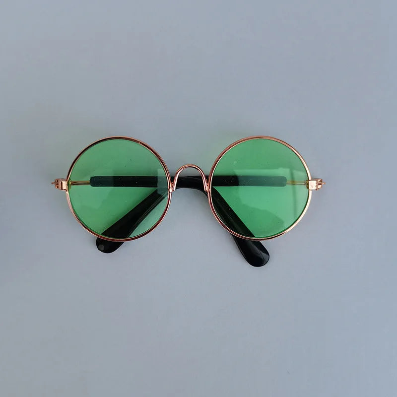 Lovely Vintage Round Cat Sunglasses Reflection Eye Wear Glasses