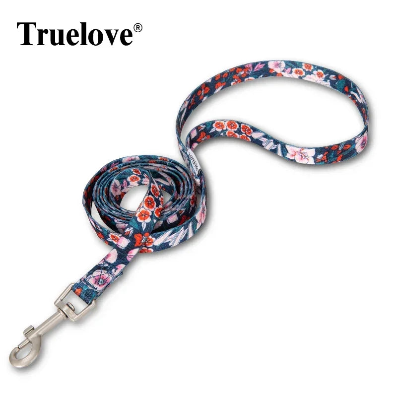 Truelove Floral Pet Leash Spring Design Lightweight Rope TLL3113