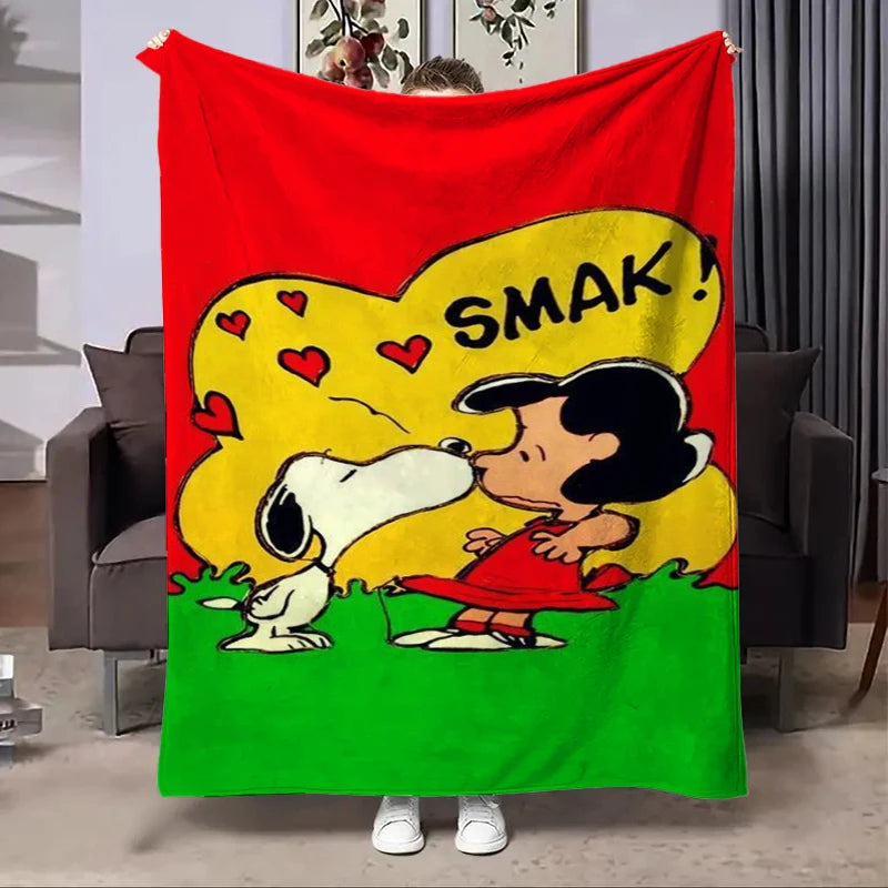 Disney Snoopy Flannel Fluffy Fleece Blanket