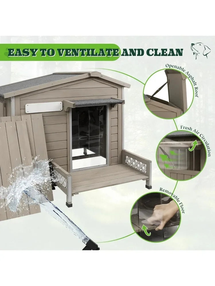Weatherproof Outdoor Dog House