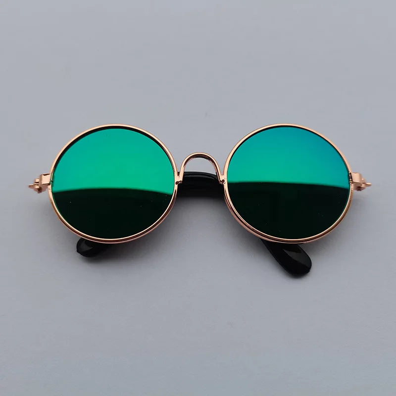 Lovely Vintage Round Cat Sunglasses Reflection Eye Wear Glasses