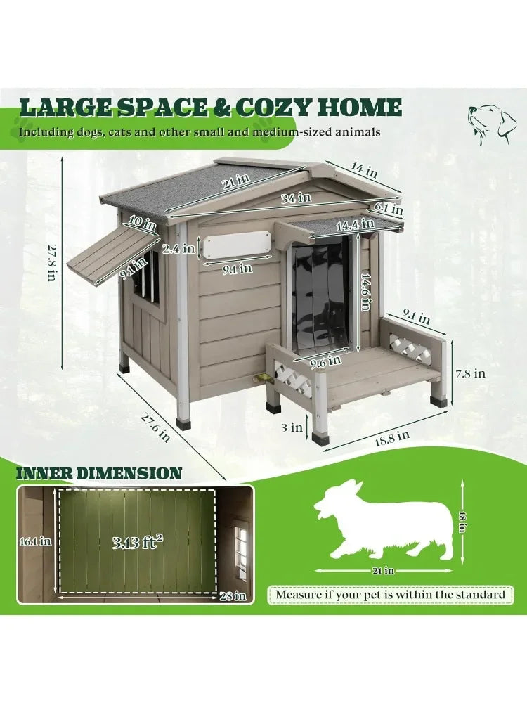 Weatherproof Outdoor Dog House