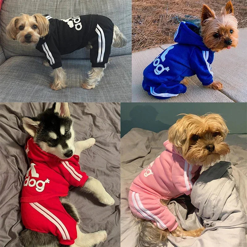 Adidog Clothes Dog Jumpsuit Warm Hoodie Coat Jacket