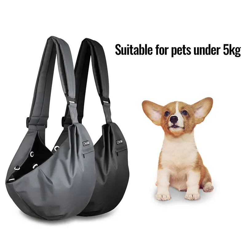 Petskd Pet Dog Sling Carrier Bag Outdoor Portable Nylon Messenger Bag for Puppy Kitten