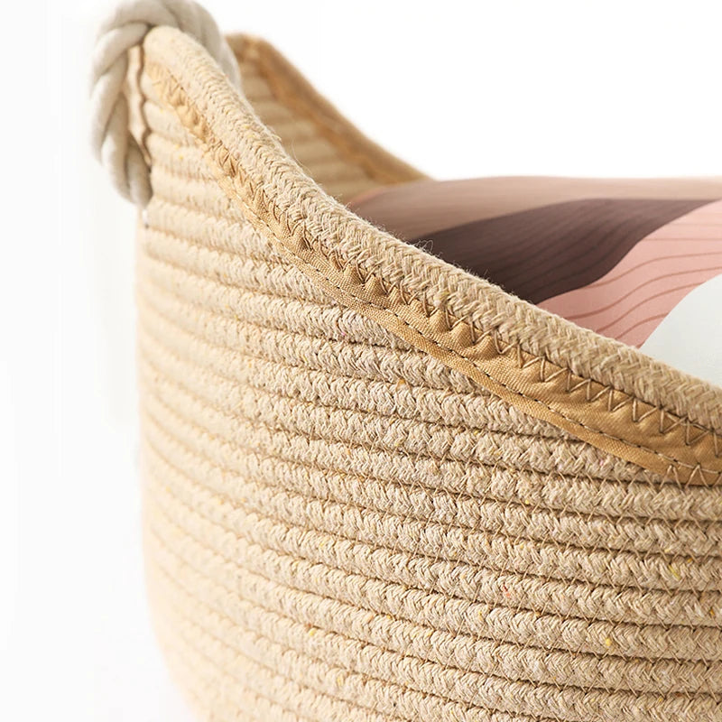 Handcrafted Rattan Cat Bed Puppy Kenne
