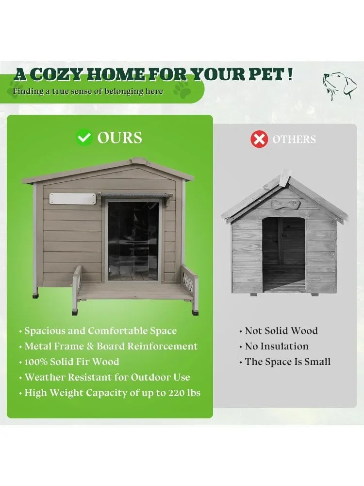 Weatherproof Outdoor Dog House