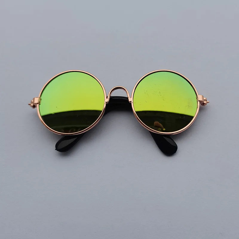 Lovely Vintage Round Cat Sunglasses Reflection Eye Wear Glasses