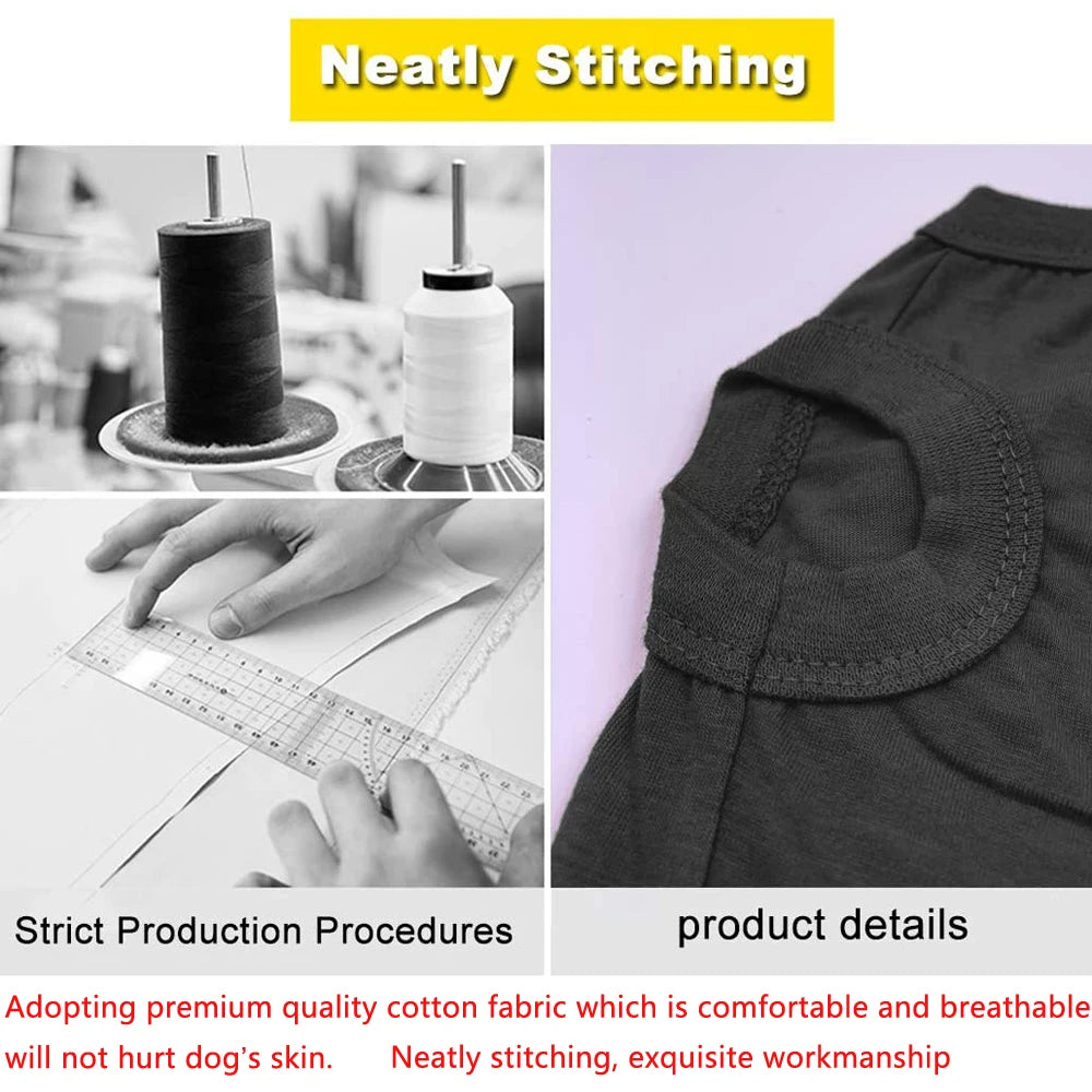 Dog Shirt Clothes, Soft Blank Shirts For All Size Dogs