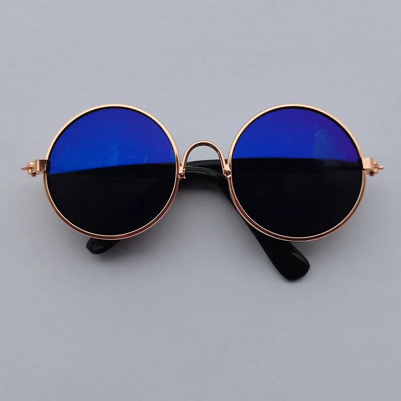 Lovely Vintage Round Cat Sunglasses Reflection Eye Wear Glasses