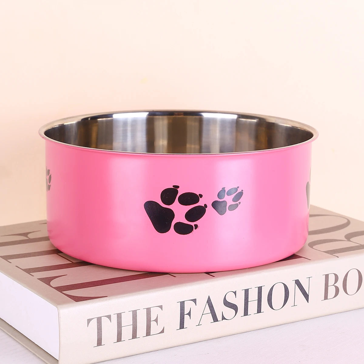 A cartoon footprint pet dog bowl