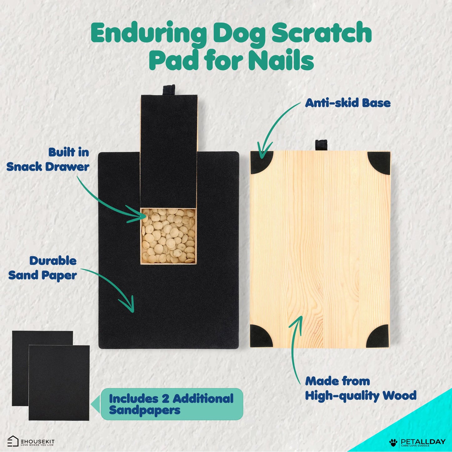 Dog Scratch Board for Nails, Dog Nail Grindler