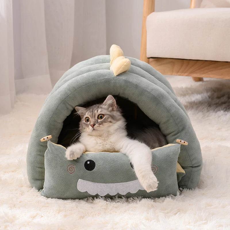 2 In1 Dinosaur Pet Dog and Cat House