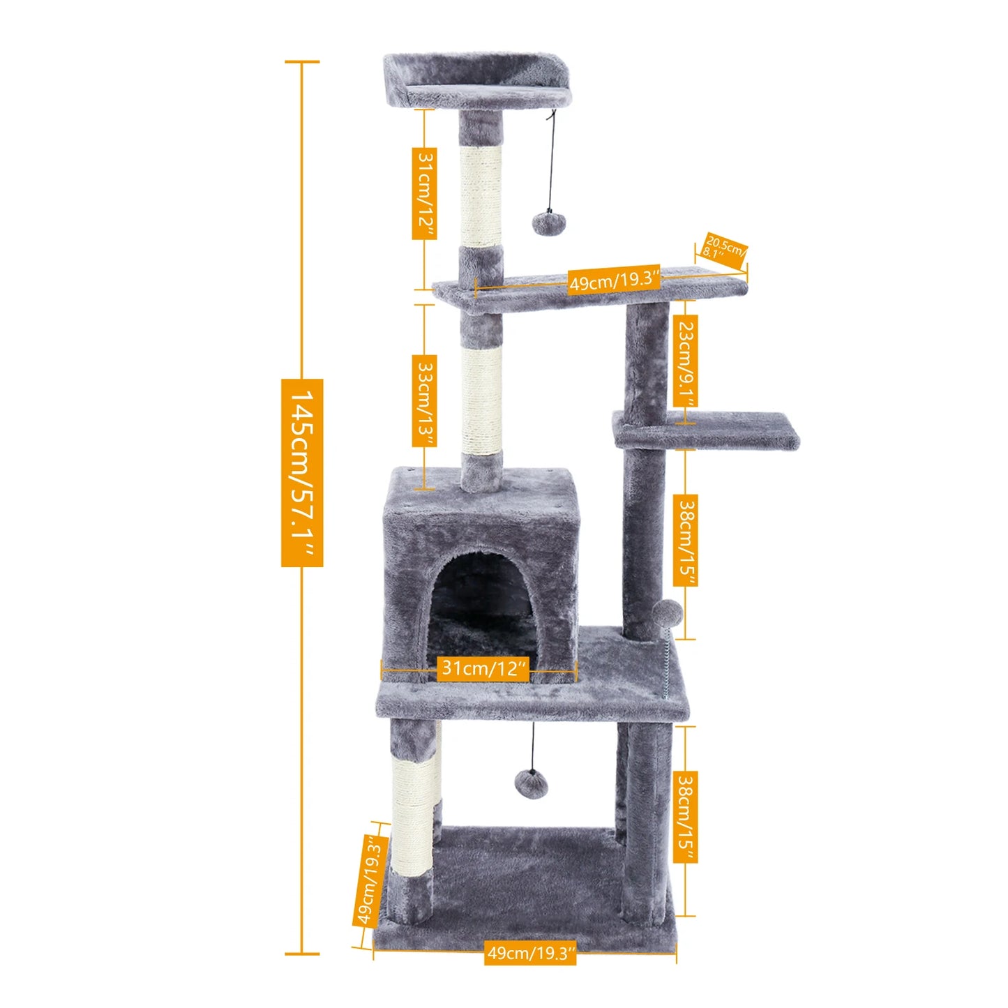 Cat Tree Tower House Condo Scratching for Kitten