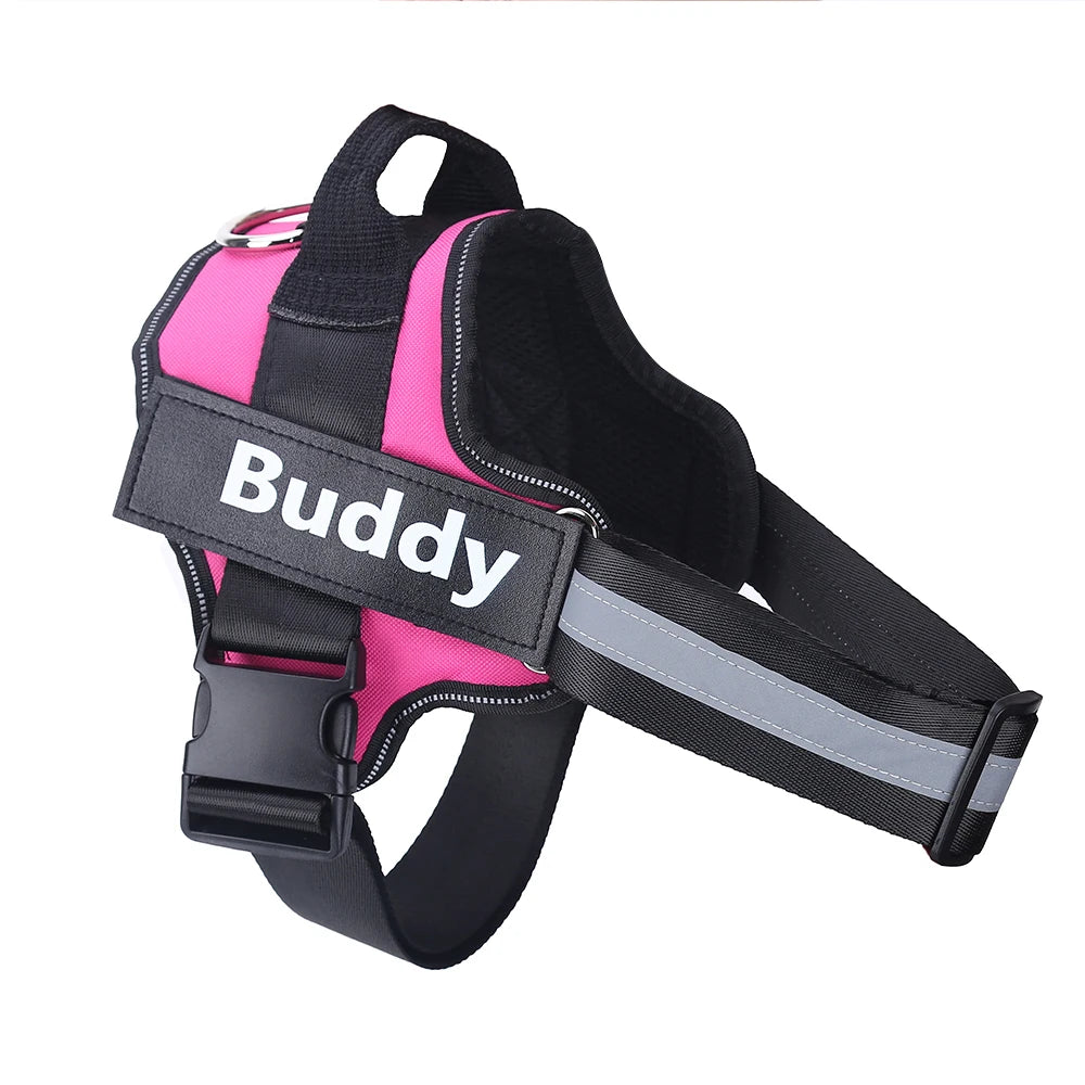 Personalized Reflective Breathable Pet Harness Vest For Small - Large Dogs