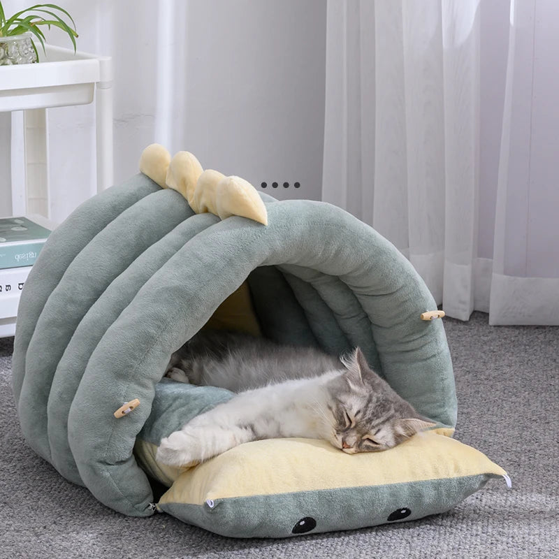 2 In1 Dinosaur Pet Dog and Cat House