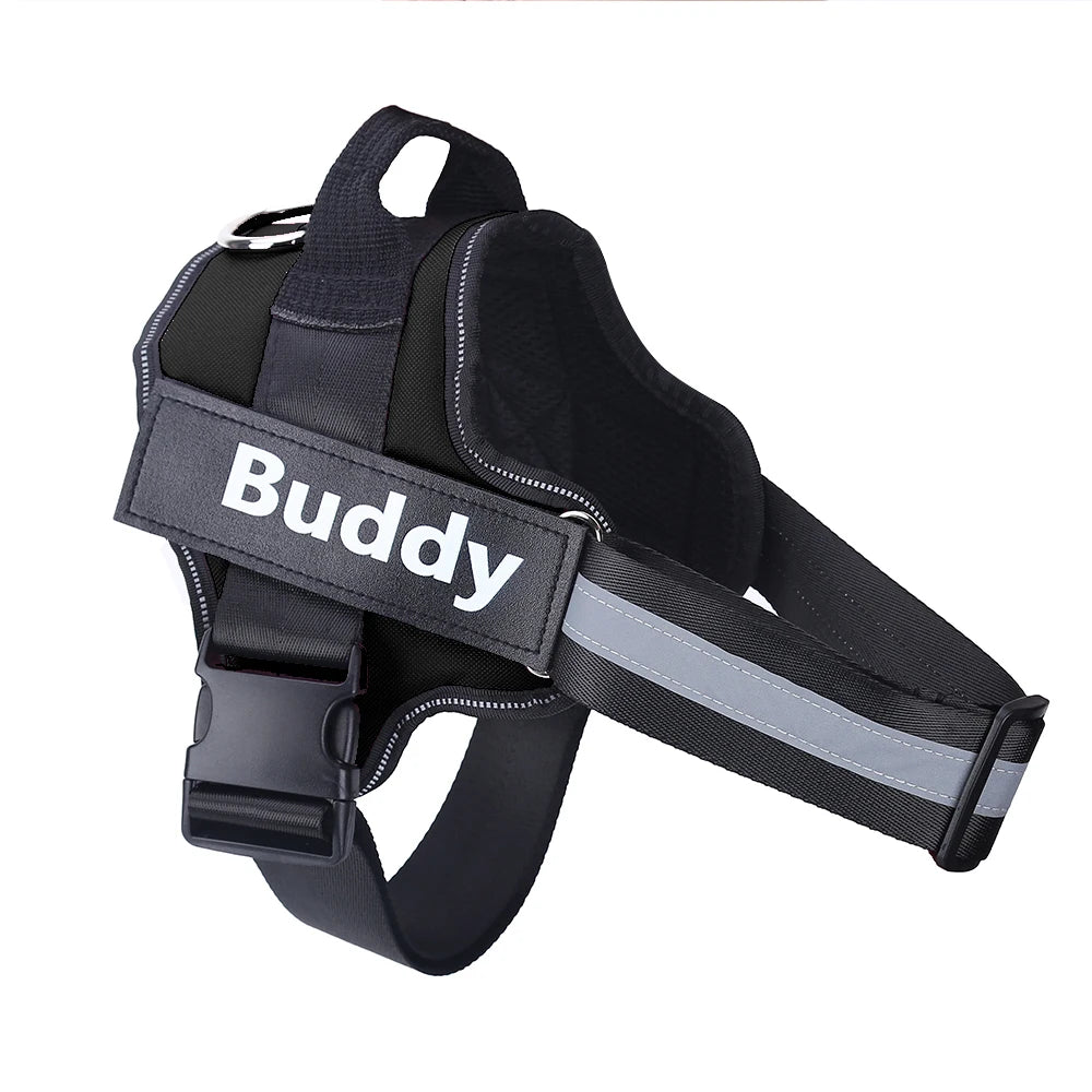 Personalized Reflective Breathable Pet Harness Vest For Small - Large Dogs