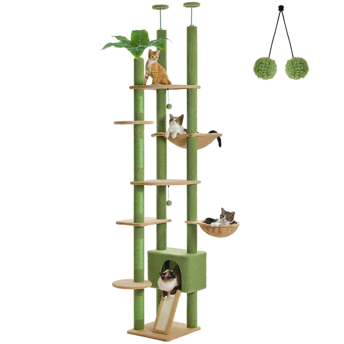 Adjustable Tall Cat Tree Tower