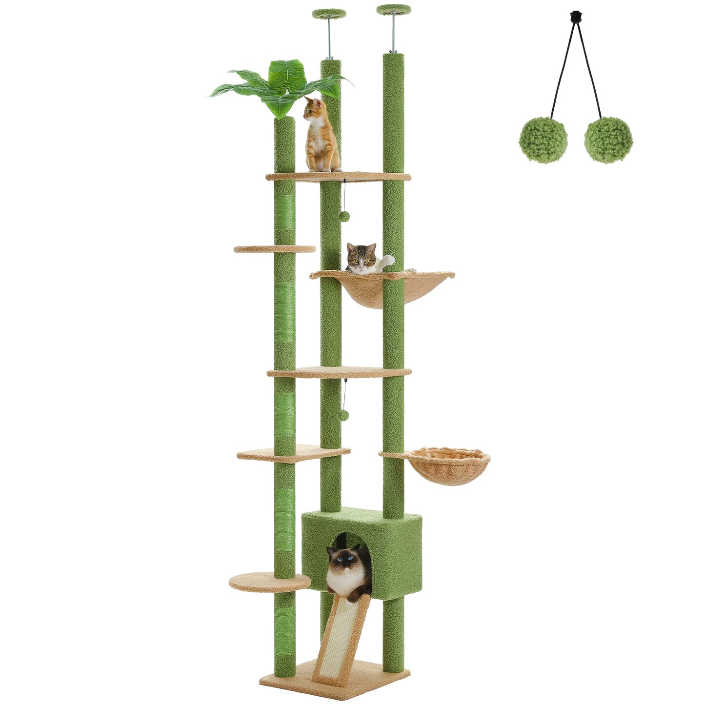 Adjustable Tall Cat Tree Tower