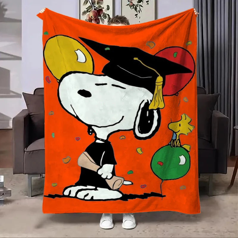 Disney Snoopy Flannel Fluffy Fleece Blanket