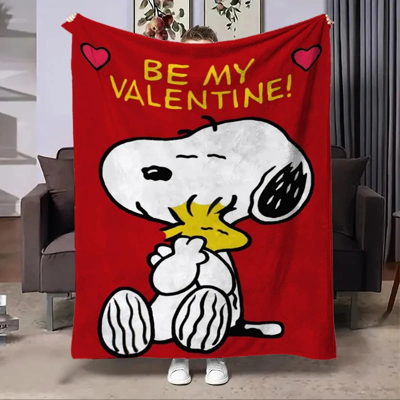 Disney Snoopy Flannel Fluffy Fleece Blanket