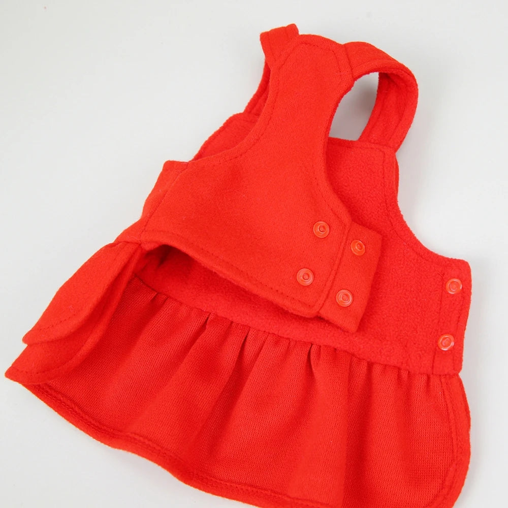 Christmas Dog Dresses For Small Dogs Red Princess Dress