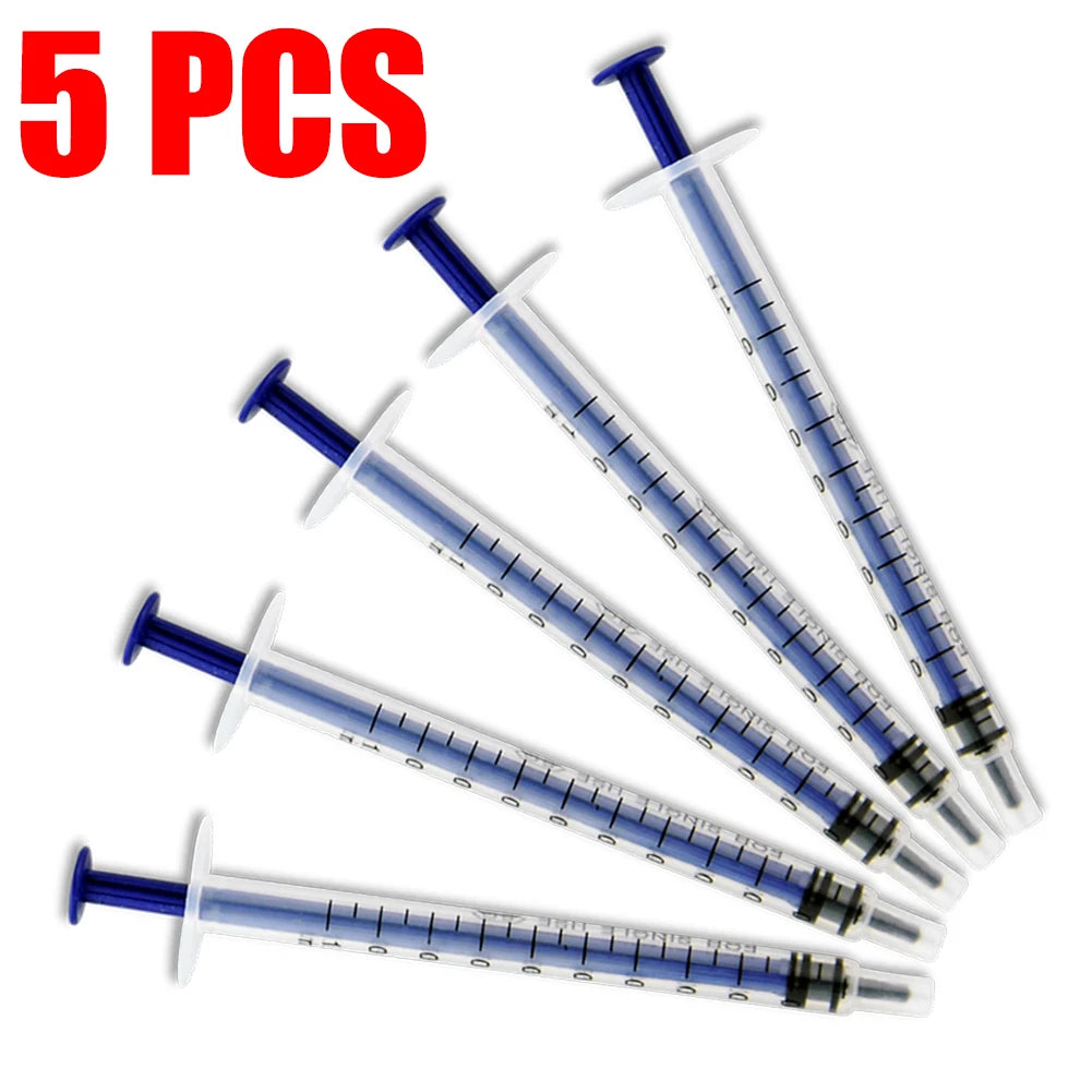 5pcs 1ml,3ml,5ml,10ml,20ml,2.5ml,30ml,50ml