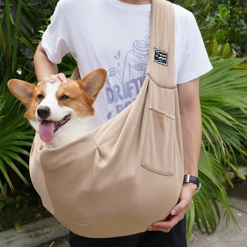 Comfortable Dog Bag Pet Out Crossbody Shoulder Bag