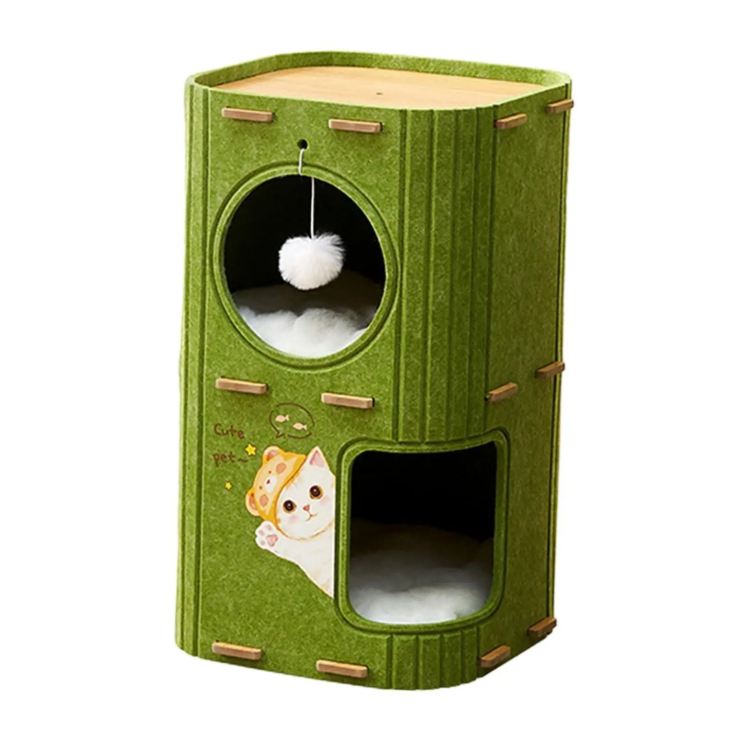 Cat Tree Condo Cozy Cat Cave Bed