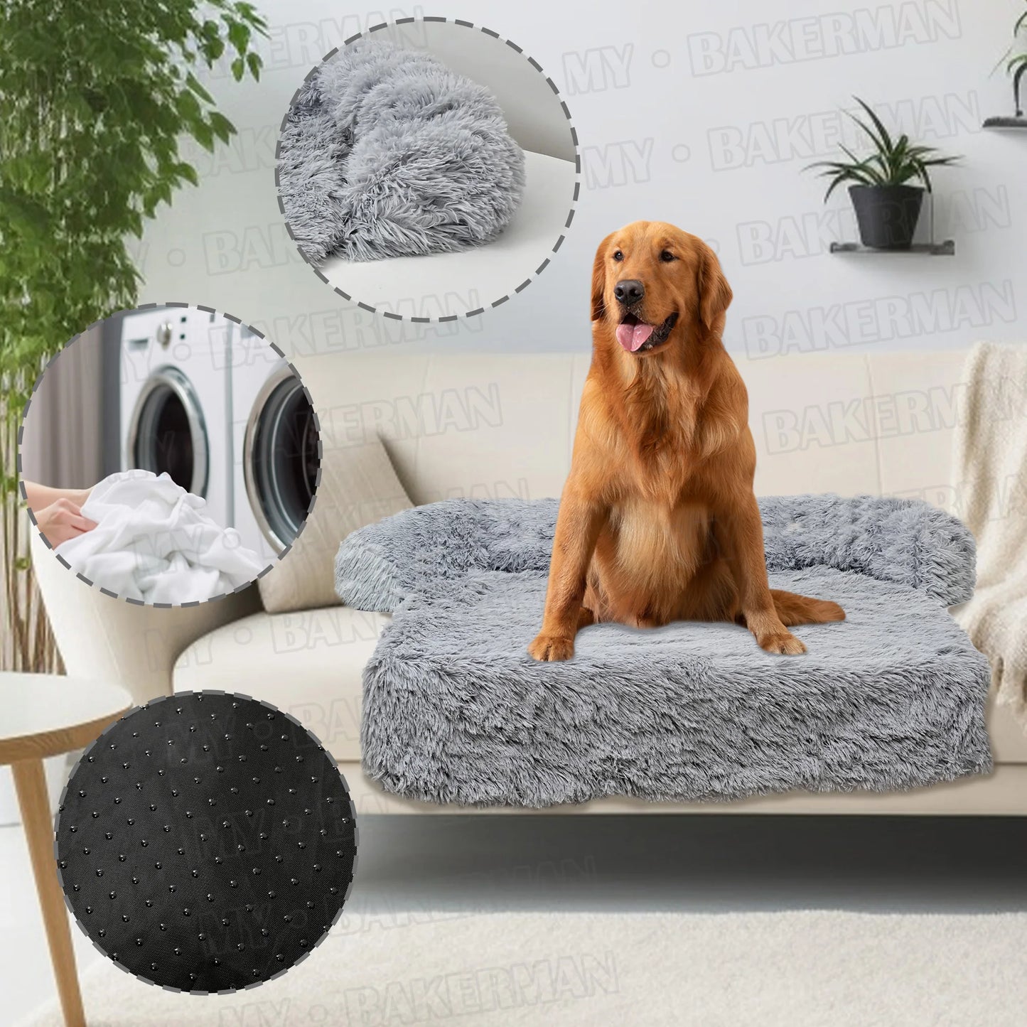 S-XXL Dog Mattress For Puppies And Big Dogs, Soft Kennel Mat