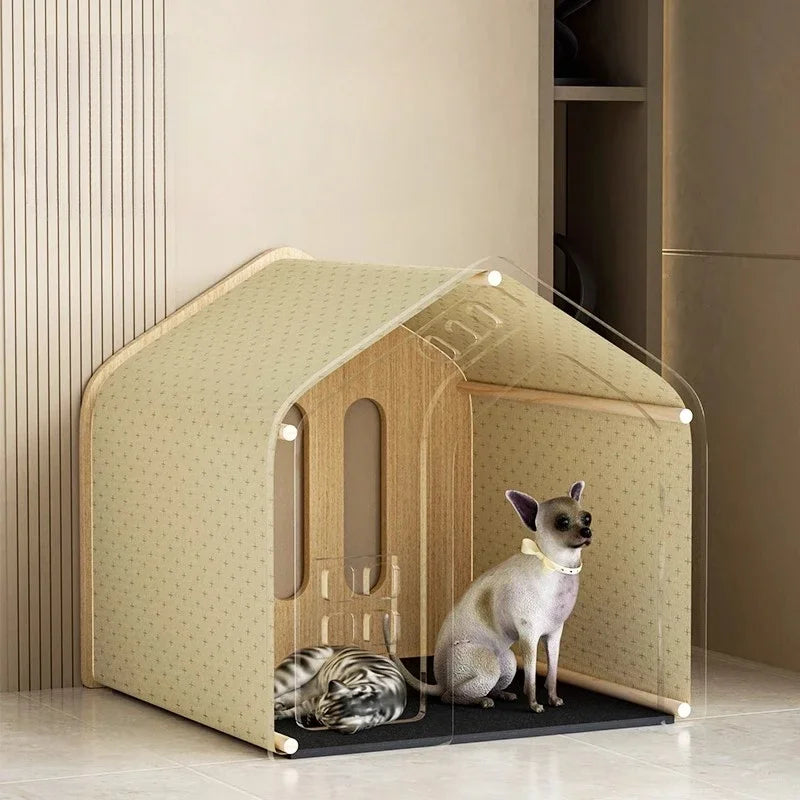 Solid Wood Dog House