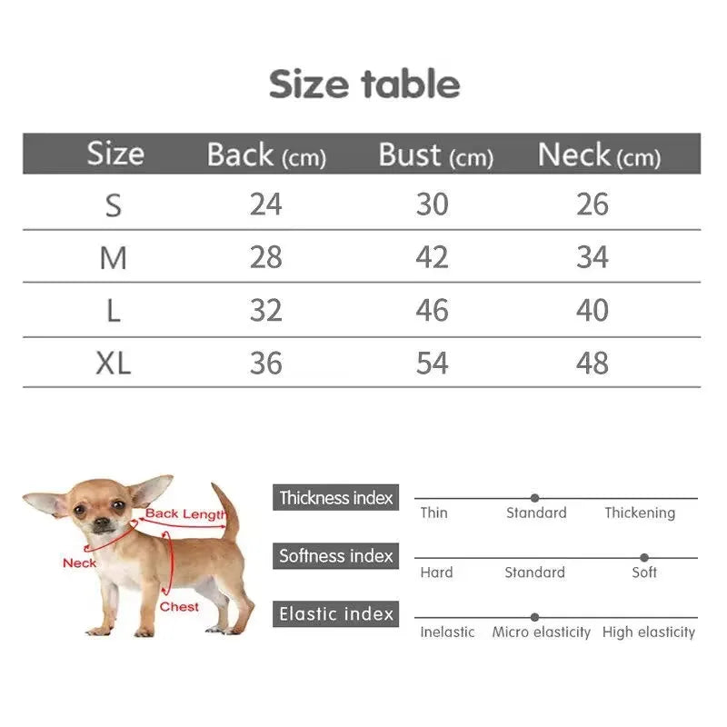 Thickened Warm Dog Coat Jacket