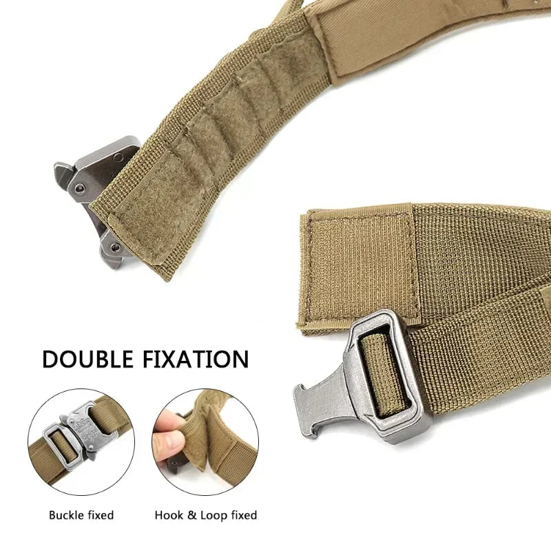 Nylon Tactical Dog Collar with Handle,