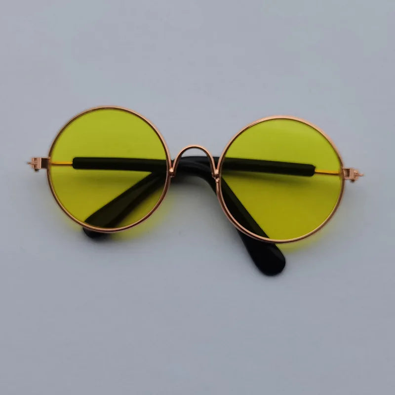 Lovely Vintage Round Cat Sunglasses Reflection Eye Wear Glasses