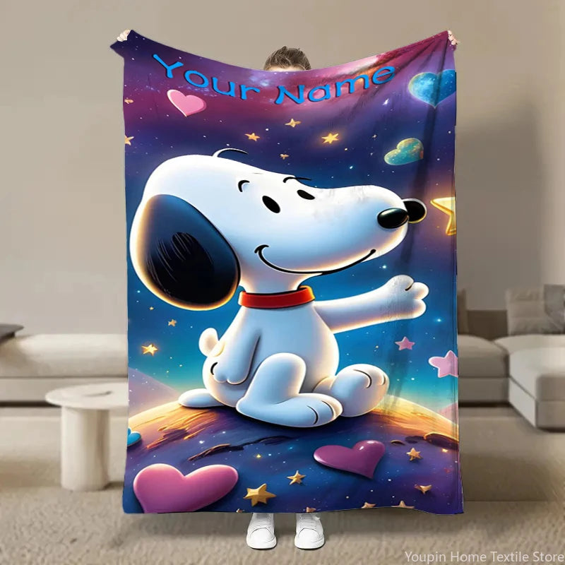 Personalized Blanket Snoopy