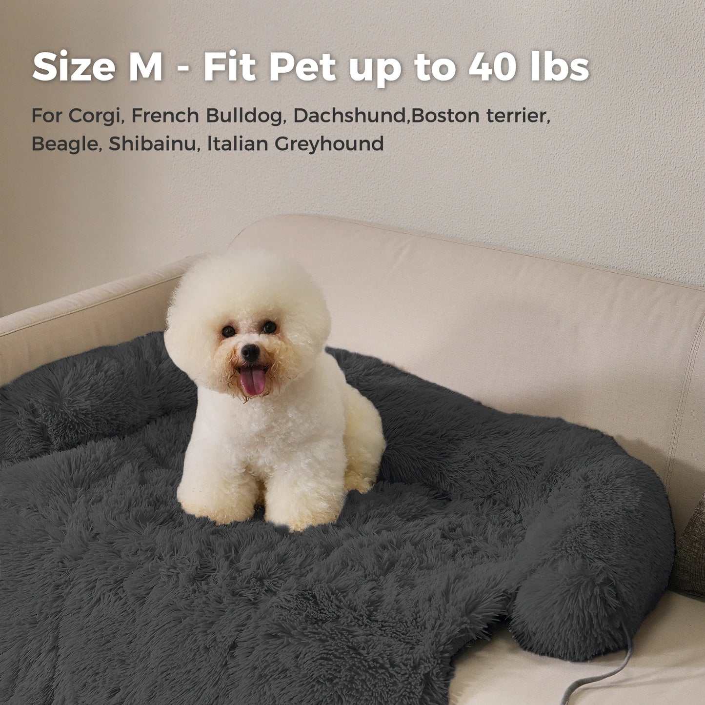 Fluffy Dog Bed Mat Dog or Cat