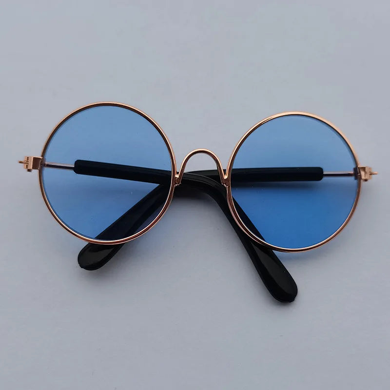 Lovely Vintage Round Cat Sunglasses Reflection Eye Wear Glasses