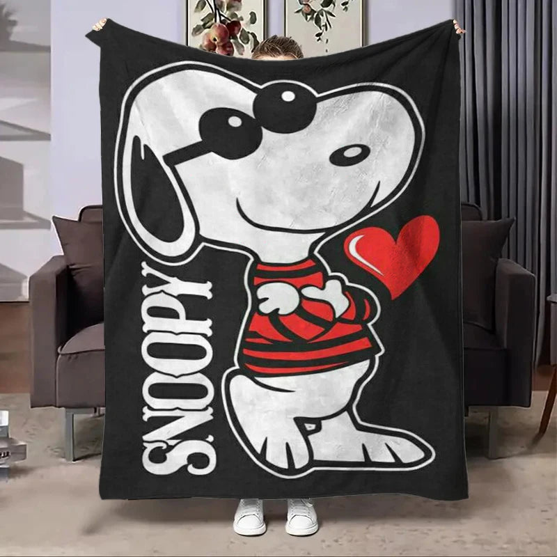 Disney Snoopy Flannel Fluffy Fleece Blanket