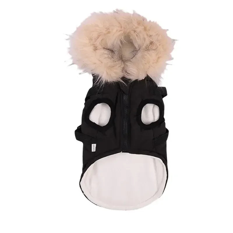 Winter Pet Dog Jacket With Harness