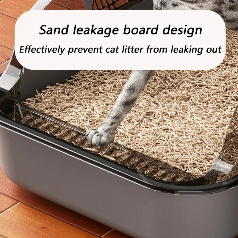 Cat Litter Box Semi-enclosed