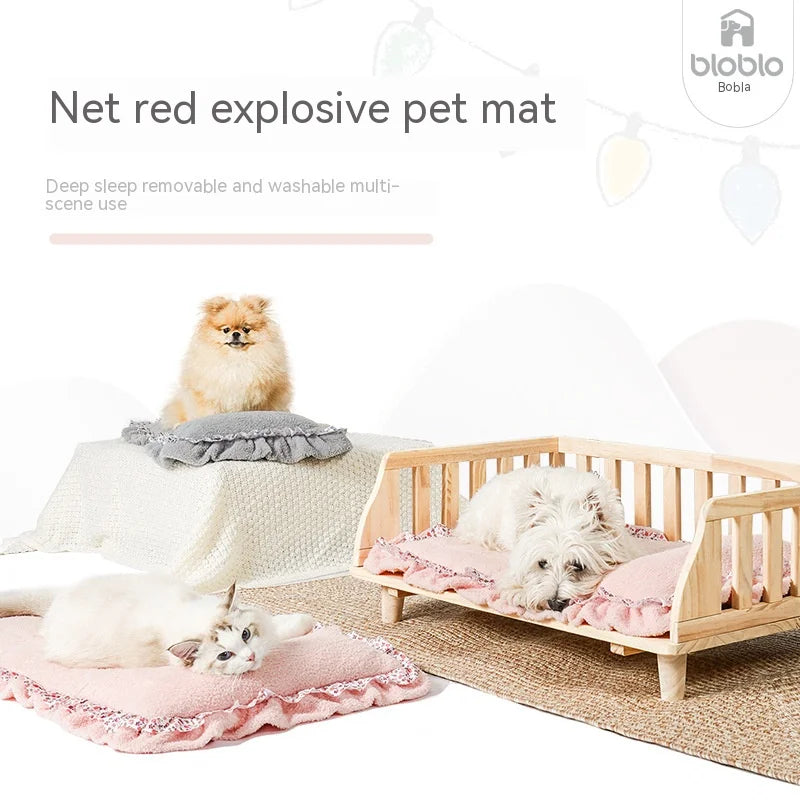 Pet Lace Sleeping Mat Cats and Dogs