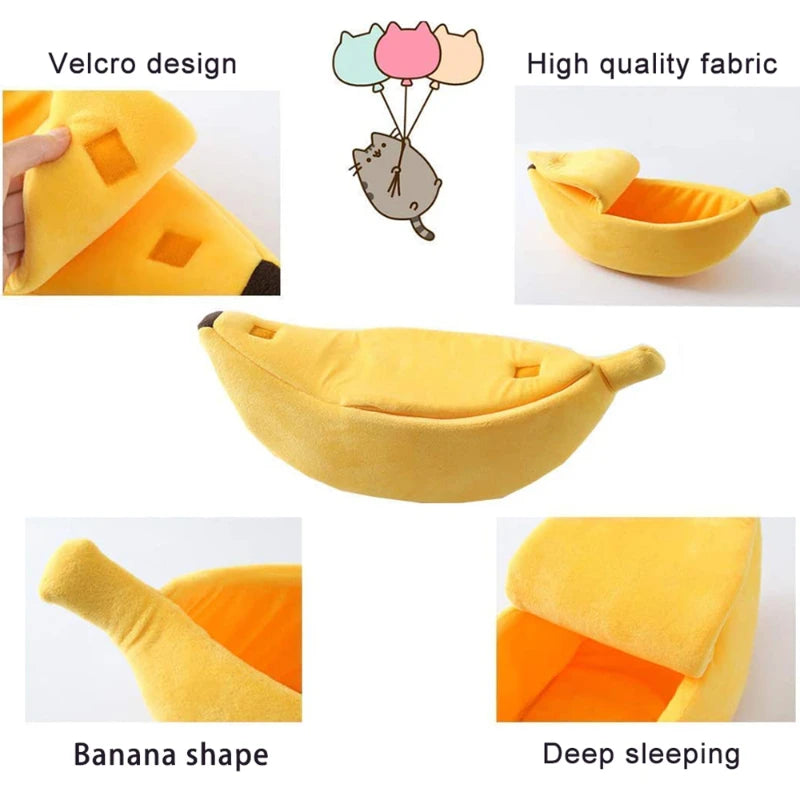 Banana Cat or Dog Bed