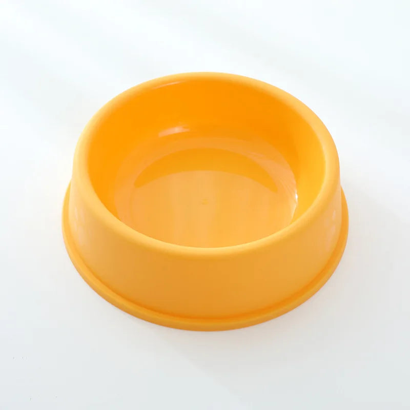 High quality solid color pet bowl