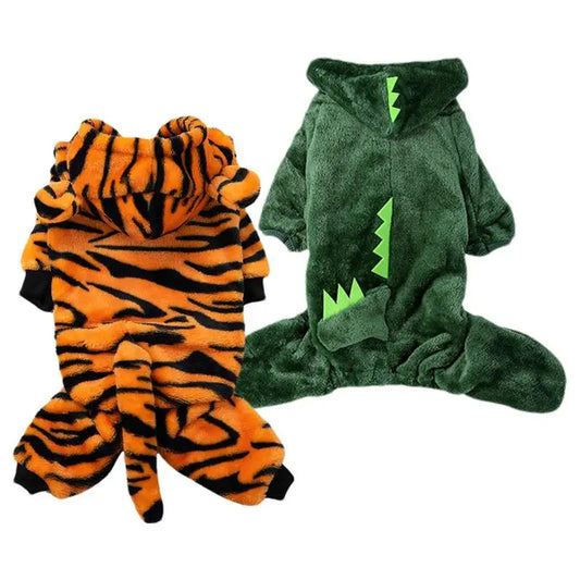 Animal Costumes For Dogs Cats Dress-Up Cosplay Tiger