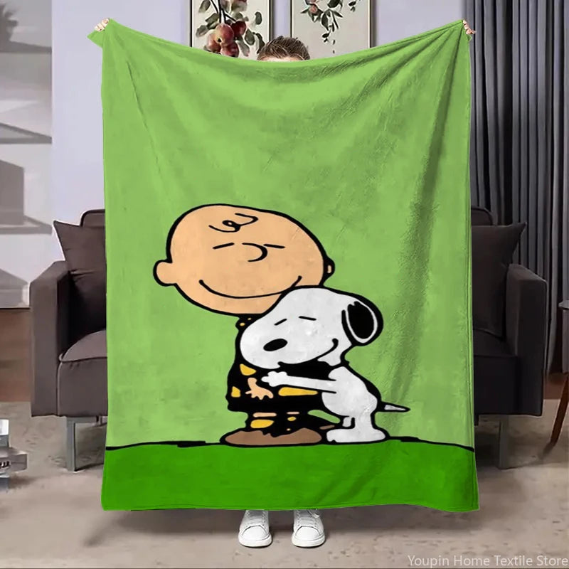 Disney Snoopy Flannel Fluffy Fleece Blanket