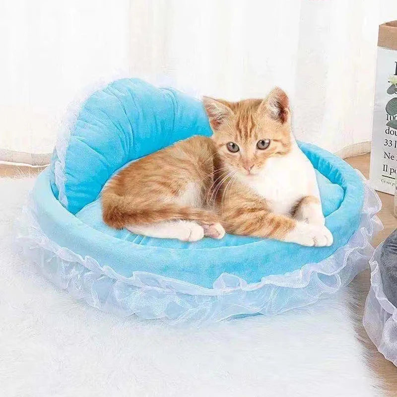 Cute Bow Lace Dog Bed