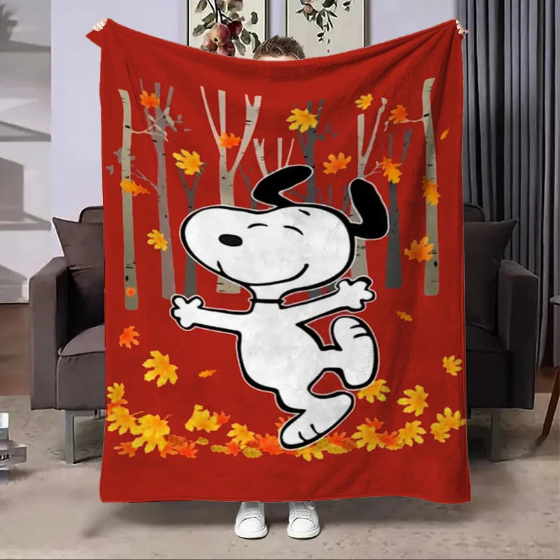 Disney Snoopy Flannel Fluffy Fleece Blanket