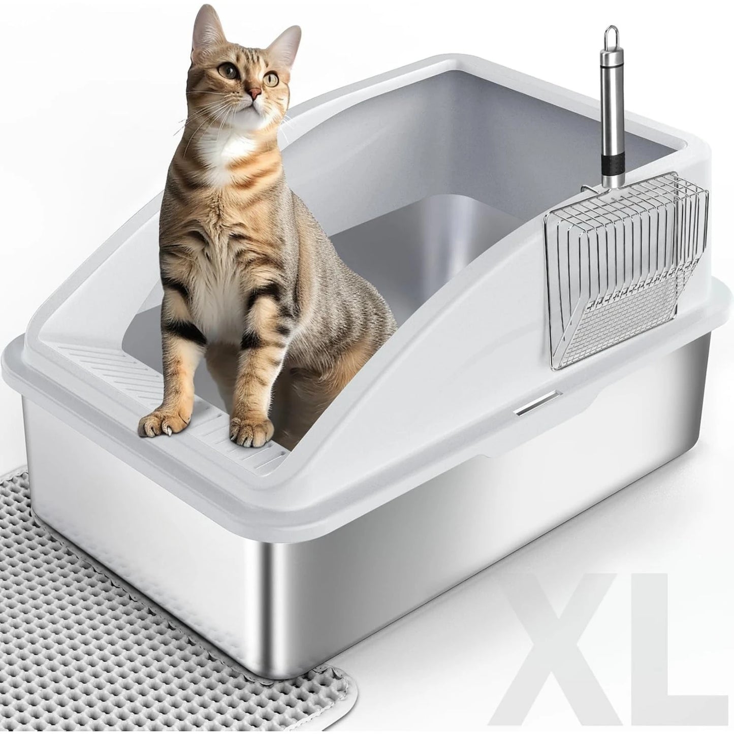 US Stainless Steel Litter Box